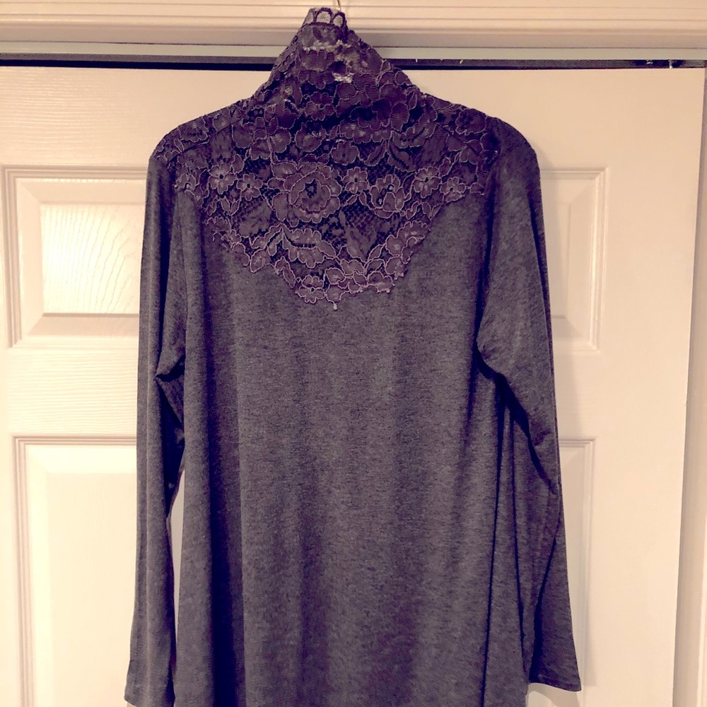 Soft surroundings women’s gray sweater